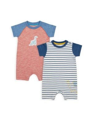 Mothercare Dino and Friends Rompers 2 pack