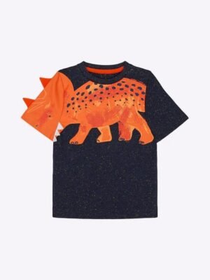 MOTHERCARE Dinosaur Print Crew-Neck T-shirt