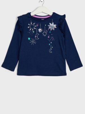 Marks and Spencer Star Moon Sequins Top