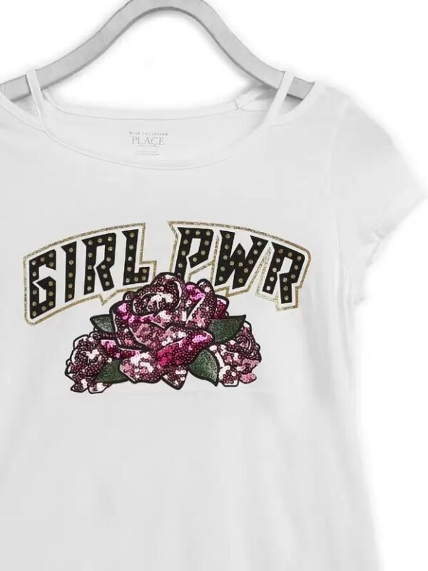 The Children's Place Girls Power Cotton Blend Top