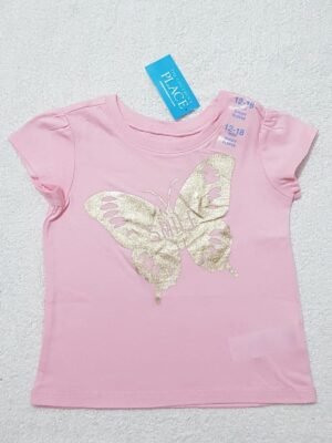 Children's Place Butterfly Pink T-Shirt