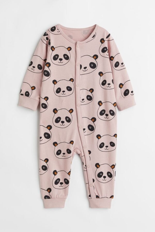 H&M Patterned Panda Romper