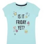 Children's Place Blue Friday Printed T-Shirt