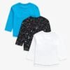 Mothercare Pack of 3 Yellow Spot Jersey Playsuit