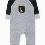 Mothercare Velour Dino Overall