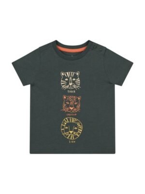 Mothercare Boys Black Safari Animal T-Shirt
