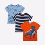 Mothercare Multi-coloured Dino T-shirts