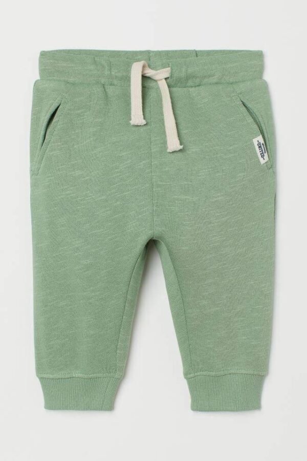 H&M Cotton Joggers Light Green