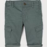 H&M 6-Pockets Cotton Trouser Dark Green