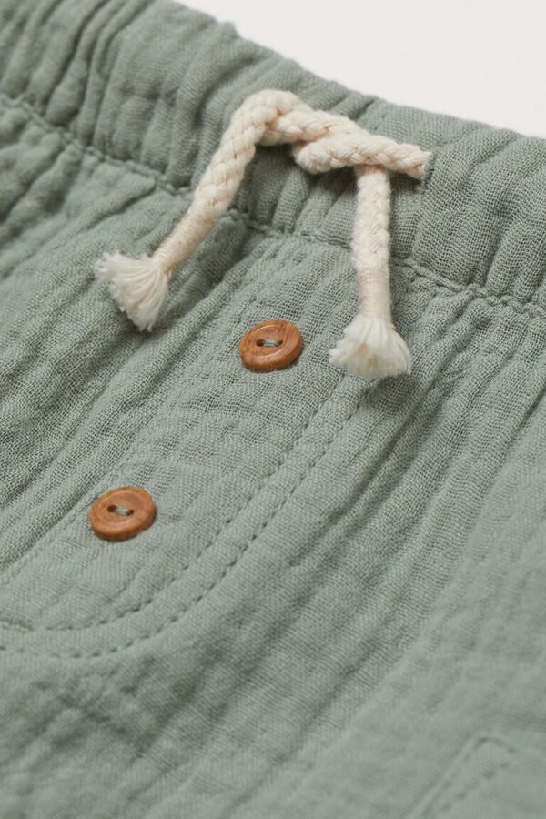 H&M- Pull-on Trousers Khaki