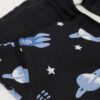 H&M Patterned Sweat Pants Black Space