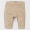 H&M Lined Pull-on Trousers Beige