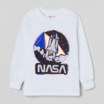 H&M White Nasa T-Shirt