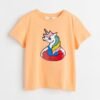 H&M Unicorn Sequins T-Shirt