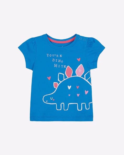 Mothercare Blue dino t-shirt