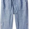 Mothercare Blue Chambray Cotton Tousers