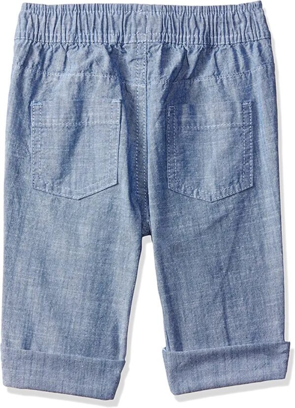 Mothercare Blue Chambray Cotton Tousers