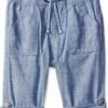 Mothercare Blue Chambray Cotton Tousers