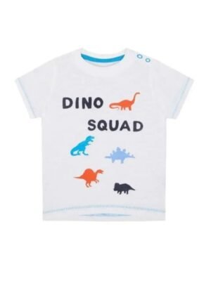 Mothercare White dino squad t-shirt
