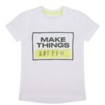 Mothercare White Sequins Make Things Happen t-shirt