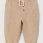 H&M- Pull-on Trousers Beige