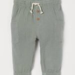 H&M- Pull-on Trousers Khaki