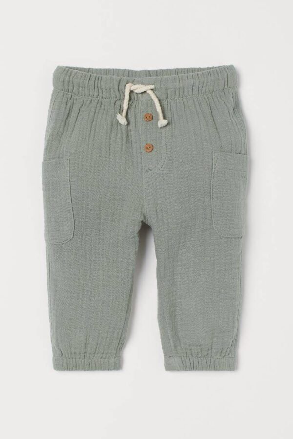 H&M- Pull-on Trousers Khaki