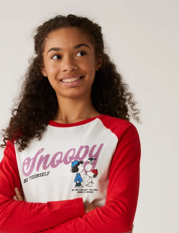 Marks and Spencer Pure Cotton Snoopy Top