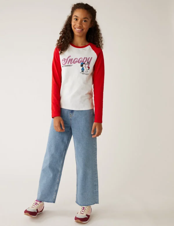 Marks and Spencer Pure Cotton Snoopy Top