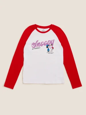Marks and Spencer Pure Cotton Snoopy Top