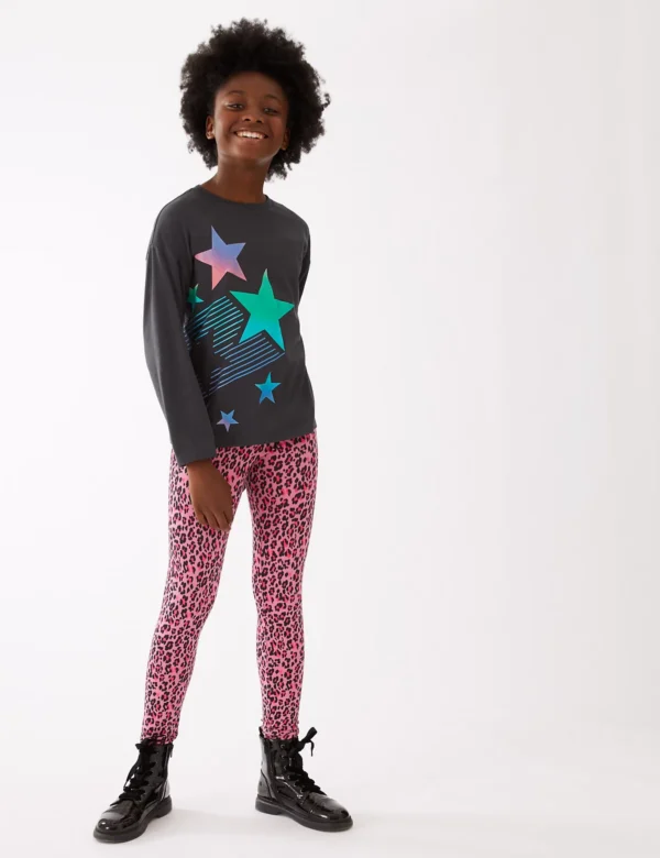 Marks and Spencer Glitter Star Top