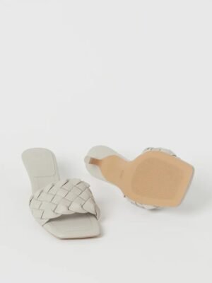 H&M Women Mules Light Grey