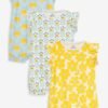 Next Girl Floral Rompers-Pack of 3
