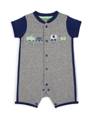 Mothercare Blue & Grey Romper