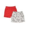 Mothercare Boys Red Alert Poplin Shorts 2 Pack