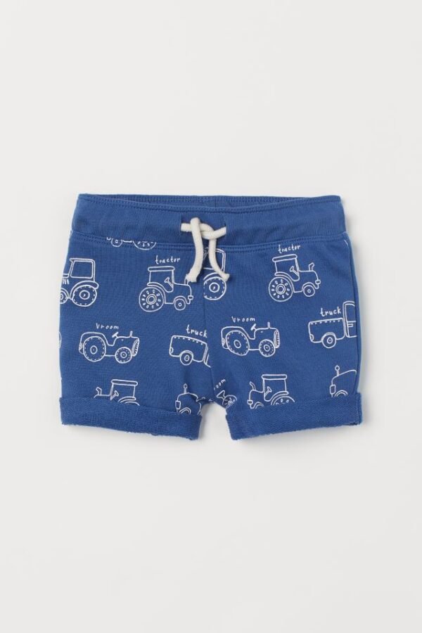 H&M Sweatshirt Blue Tractors Shorts