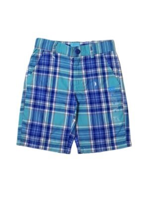 The Children's Place Blue & Green Checked Shorts