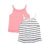 Mothercare Black Striped & Pink T-Shirts