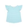MOTHERCARE Striped Crew-Neck T-shirt with Ruffled Sleeves