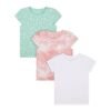 Mothercare Girls Pure Cotton Top (Multicolor, Pack of 3)