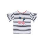 Mothercare Striped Cherry T-Shirt With Sequins