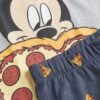H&M Printed Cotton Pyjamas Grey Marl Mickey Mouse