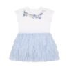 Mothercare Embroidered Dress White/Blue
