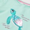H&M Tee Light Turquoise Turtle T-Shirt