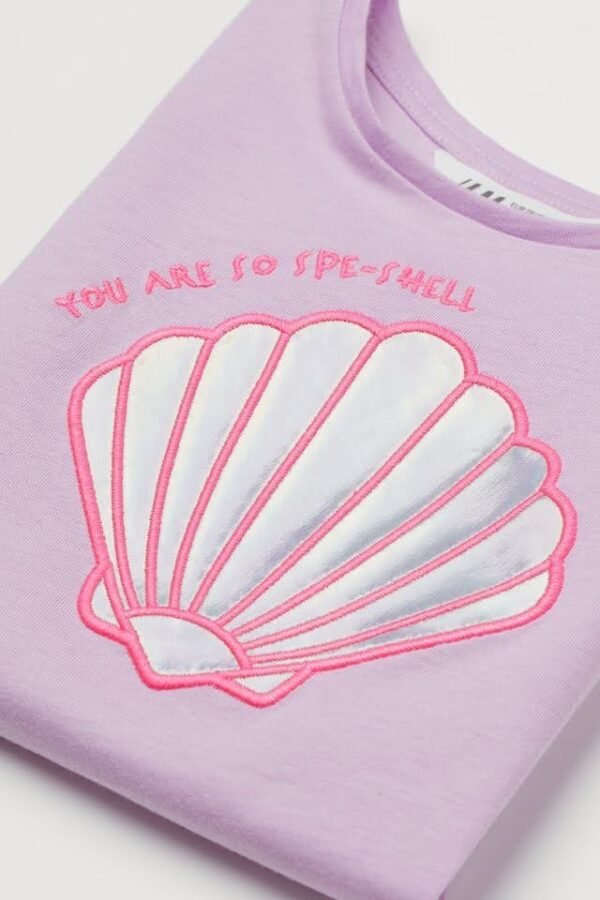 H&M Interactive-design Top Lilac