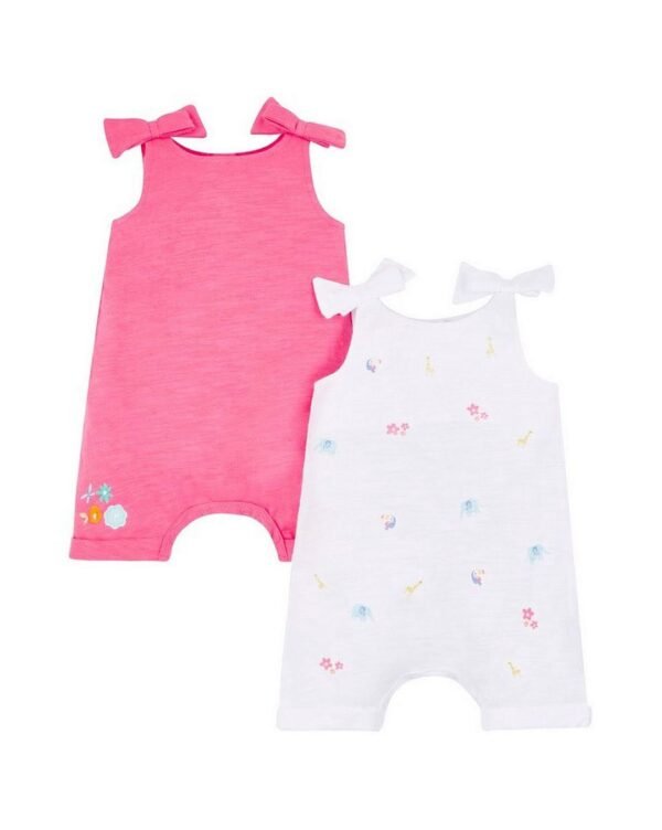 Mothercare 2-Pack Dungaree Casual Printed