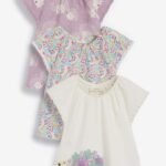 NEXT 3-Pack Flowers Bunch T-Shirts