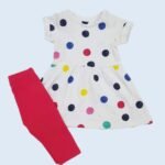 Mothercare Polka Dots White Dress