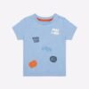 Mothercare Baby-Boy's Regular Fit White/Blue Shirt