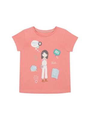 Mothercare Girls' Tees Short Sleeve T-Shirt Cotton